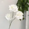 Flores de Casamento Brancas Teto do Salão de Casamento Materiais de Flores Brancas Adereços de Decoração Flores de Seda Arranjo de Flores de Hotel Adereços de Guia de Estrada