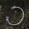 Explosiones de Comercio Exterior Pulsera de Apertura Lobo Vikingo Nórdico Moda Retro Fiesta Pulsera Estilo Noruego Joyería Al Por Mayor Cabello