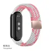 Adequado para Pulseiras do Smart Bracelet Xiaomi 8/9/10, com Tecelagem de Nylon Magnética Embutida, Ajustável, Amigável à Pele, Respirável e Estilo Esportivo