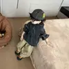 Terno Infantil 2026 Outono Novo Estilo Coreano Jaqueta Bonita Calça Longa Conjunto de Duas Peças Tendência da Moda Versátil Novo Estilo