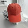 Boné de beisebol vintage lavado, masculino e feminino, fino, aposentado, boné, moderno, moderno, quatro estações, cor sólida, rosto pequeno