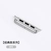 Adecuado para conector de Apple Watch, adaptador de correa de iWatch con revestimiento de oreja de metalurgia de polvo de acero inoxidable