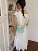 Bolso de Gama Alta con Lunares Verde Menta para Mujer Modelo Nuevo 2026 Bolso de Axila Bolso de Hombro Único Bolso Cruzado Versátil para Viajes al Trabajo Diseño de Nicho
