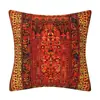 Funda de Almohada Patrón Vintage Alfombra Turca Persa Cojín Decorativo para el Hogar Funda de Almohada Lino