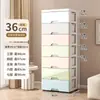 Gabinete de Almacenamiento Doméstico para Dormitorio con Múltiples Cajones para Organizar Artículos Varios, Gabinete de Almacenamiento de Plástico Tipo Cajón para Sala de Estar, Solución de Almacenamiento Simple