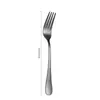 Conjunto de Talheres de Aço Inoxidável Transfronteiriço para Uso Doméstico, Criativo Faca de Bife Ocidental Cor Dourada, Garfo, Colher e Colher de Café, Produto Transfronteiriço Mais Vendido