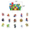Set de Vajilla de Fiesta de Cumpleaños Temática de Mario Vasos de Papel Servilletas Banderín Mantel Decoración con Globos Suministros