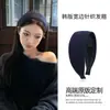 Grampo de Cabelo de Tricô Estilo Yimengling Retrô, Faixa de Cabelo Alta para Mulheres, Acessório de Cabelo com Aba Larga, Acessório de Faixa de Cabelo Antiderrapante