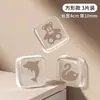 Alça de porta anti-colisão de silicone silenciosa, adesivo de porta de geladeira, batente de porta, adesivo de parede de partícula anti-colisão para trás de portas de armário