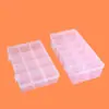 Caja de Plástico Transparente de 12 Compartimentos, Múltiples Especificaciones, para Joyería, Juguetes, Embalaje de Cuentas, Tornillos de Ferretería, Accesorios de Pesca, Caja de Almacenamiento