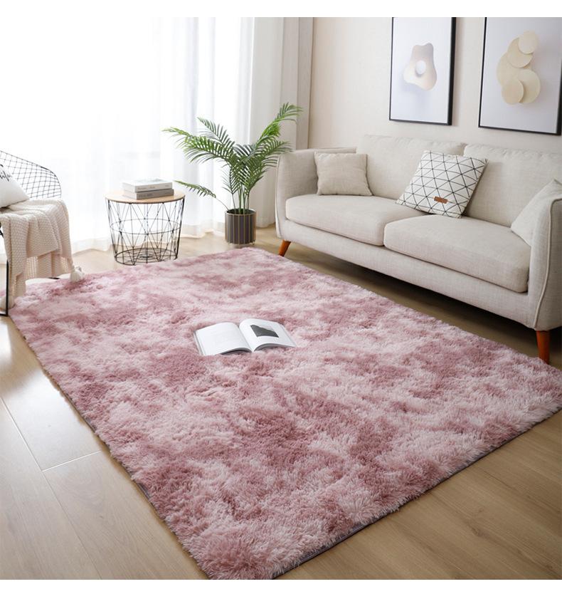 丝毛,扎染,客厅地毯,卧室地毯,扎染地毯