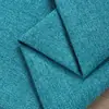 Tela de poliéster 100% color liso imitación lino para tapicería de sofás de casas de huéspedes, cojines de ventanales y tela decorativa resistente al desgaste