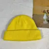 Gorro de piel de melón tejido de moda de otoño e invierno de producción propia, gorro femenino coreano de color sólido, gorro Baotou cálido para exteriores, gorro frío