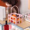Miniatura comida juego canasta portátil canasta de almacenamiento 1:12 minutos 6 minutos modelo ob11 bjd adornos casa de muñecas diy