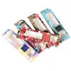 Cajas de Empaque Personalizadas con Ventana para Productos Digitales, Joyería y Accesorios; Cajas de Papel Plegables con Orejas para Colgar con Estampados Coloridos