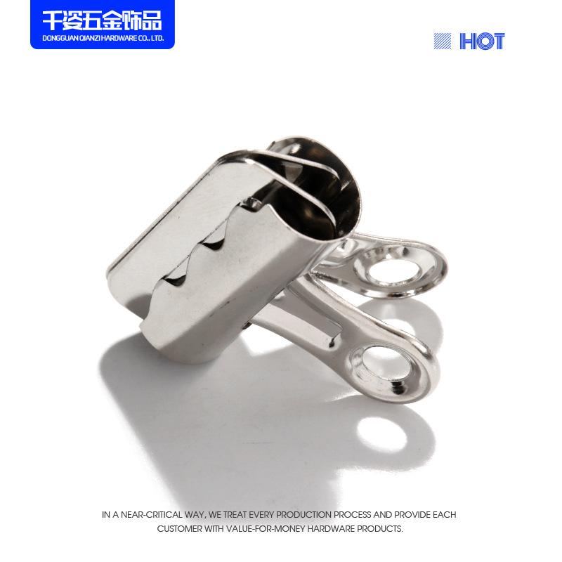 镍色牛头夹主图02