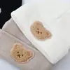 Gorros Infantiles para Otoño e Invierno, Lindos Gorros de Lana Finos de Oso para Niños, Gorros Tejidos Súper Lindos para Niños y Niñas, Bebés y Niños Pequeños