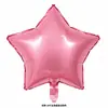 Balão de filme de alumínio balão de casamento balão de festa de aniversário balão de 18 polegadas folha de alumínio estrela de cinco pontas arranjo balão de cena atacado