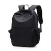 Mochila de Computador Versátil de Nylon Simples Nova Moda Leve Grande Capacidade Bolsa Escolar para Campus para Alunos do Ensino Médio e Universitário