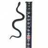Cobra Preta Pequena de Borracha Macia Intimidadora Simulada Brinquedo Modelo Cobra de Água Cobra Brinquedo para Festa de Feriado Halloween
