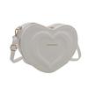 Lindo Bolso Pequeño Corazón de Durazno para Mujer 2023 Nueva Moda Moderna Bolso Cruzado Distintivo Ins Sencillo Textivo Estilo Occidental Bolso de Hombro