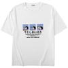 2024 Verano Marca de Moda Americana Suelta Camiseta de Manga Corta Camiseta Camiseta Camisa Base Top Parejas Mismo Estilo