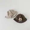 Sombrero Infantil Qiunan 2026 Nuevo Primavera y Otoño Lindo Oso Sombrero de Pescador Estilo Ins Sombrero para el Sol para Niños y Niñas