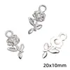 Aleación Estilo Chino Nuevo Separador de Tres Vías Perla Redonda Flor Mariposa Corazón Pequeño Colgante Hecho a Mano DIY Pulsera Collar Accesorios