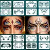Estênceis de Pintura Facial Transfronteiriços para Crianças para Pintura Vazada, Pintura Facial, Canto dos Olhos, Maquiagem de Palco, Estênceis Pintados à Mão DIY