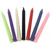 Pacote com 10 Velas Coloridas de Haste Longa para Iluminação de Emergência, Velas de Iluminação Comum para Casamentos, Banquetes, Festas, Brilho da Chama, Ambiente, Natal