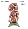 Suministros para Decoración de Fiestas Casco de Globo Portería Tema del Campeonato de Fútbol Americano Super Bowl Globos de Papel de Aluminio Al Por Mayor