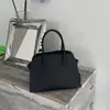 Bolso para mujer 2024 Nuevo patrón de lichi primera capa de piel de vaca tipo concha bolso de gran capacidad nicho para ir al trabajo bolso de hombro