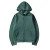 Nueva Sudadera con Capucha y Cardigan para Hombre Transfronteriza Europea y Americana Color Sólido Chaqueta Deportiva Camisa con Cremallera para Hombre Otoño e Invierno Venta al por Mayor