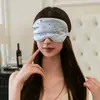 Nova Máscara de Dormir para Olhos Preta Dupla Face Imitação de Seda Blackout para Mulheres, Máscara de Dormir Infantil Estilo Tira de Desenho Animado Fofo em Estoque