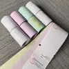 Papel de caixa registradora customizado de duas e três vias sem carbono sensível à pressão 75X60 para impressão matricial, recibos comerciais com impressão customizada