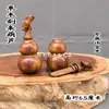 Espada de madeira de jujuba natural com cabaça e cabeça de dragão, espada das sete estrelas, cabaça de manutenção de espada, artefato cultural criativo de fortuna e prosperidade, item de mão, item feito à mão