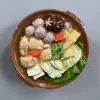 Imán de Refrigerador de Sushi Sashimi Artificial Estilo Japonés Ramen Decoración Creativa para el Hogar Modelo 3D Estéreo