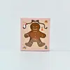 Hombre de Jengibre Vela Aromática Navideña Vela de Regalo Cera Modelable Aromática Recuerdo Navideño Vela Aromática de Regalo