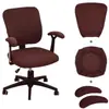 Funda de silla dividida: (funda para cojín de asiento + funda para respaldo + 2 fundas para reposabrazos)