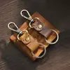 Llavero Colgante de Cuero Genuino para Coche Transfronterizo Llavero de Regalo Creativo Personalizado Artesanía Retro de Cuero de Vaca