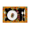 Nuevo camino de mesa Halloween Amazon TEMU, camino de mesa estilo americano, mantel largo de lino, específicamente para mesas de té