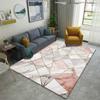Alfombra Nórdica Abstracta Geométrica para Sala de Estar Línea Mesa de Centro Sofá Manta Decoración Hogar Alfombra Completa para Dormitorio en Stock