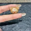 Acessórios DIY de Mickey Mouse em Madeira de Pessegueiro Corda de Mão Trançada à Mão Colar Pingente de Contas de Buda Wenwan Acessórios de Pulseira