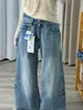 Chao Li tiene en stock jeans de pierna ancha para mujer otoño invierno 2026 retro americano caída sueltos adelgazantes high street pantalones de pierna recta