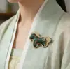 Nuevo Broche de Brocado de Canción del Patrimonio Cultural Inmaterial Estilo Chino con Patrones Hechos a Mano de Calabaza y Mariposa, Nuevo Accesorio Qipao Estilo Chino, Broche Exquisito