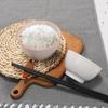 Flor de círculo blanco retro melamina tazón imitación porcelana vajilla creativa restaurante japonés y coreano plástico tazón de arroz artículos de uso diario venta al por mayor