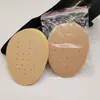 Fabricante de Meia Palmilha de Couro PU, Meia Palmilha para Sapato Único, Almofada para Antepé, Cor Lisa, Respirável, Embalado Individualmente, Suporte de Arco para Mulheres