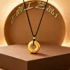 Estilo étnico chino aleación joyería calabaza llavero colgante collar decoración regalo al por mayor para hombres y mujeres