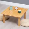 Mesa Nan de bambú kang mesa pequeña mesa de mirador mesa cuadrada tatami mesa de centro mesa de noche escritorio de computadora mesa baja mesa kang mesa de suelo