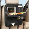 Bolsa de Almacenamiento para Respaldo de Asiento de Coche, Cubo de Basura para Coche, Mesa Plegable Trasera, Almohadilla Antipatadas Multifuncional para Interior de Coche en Stock